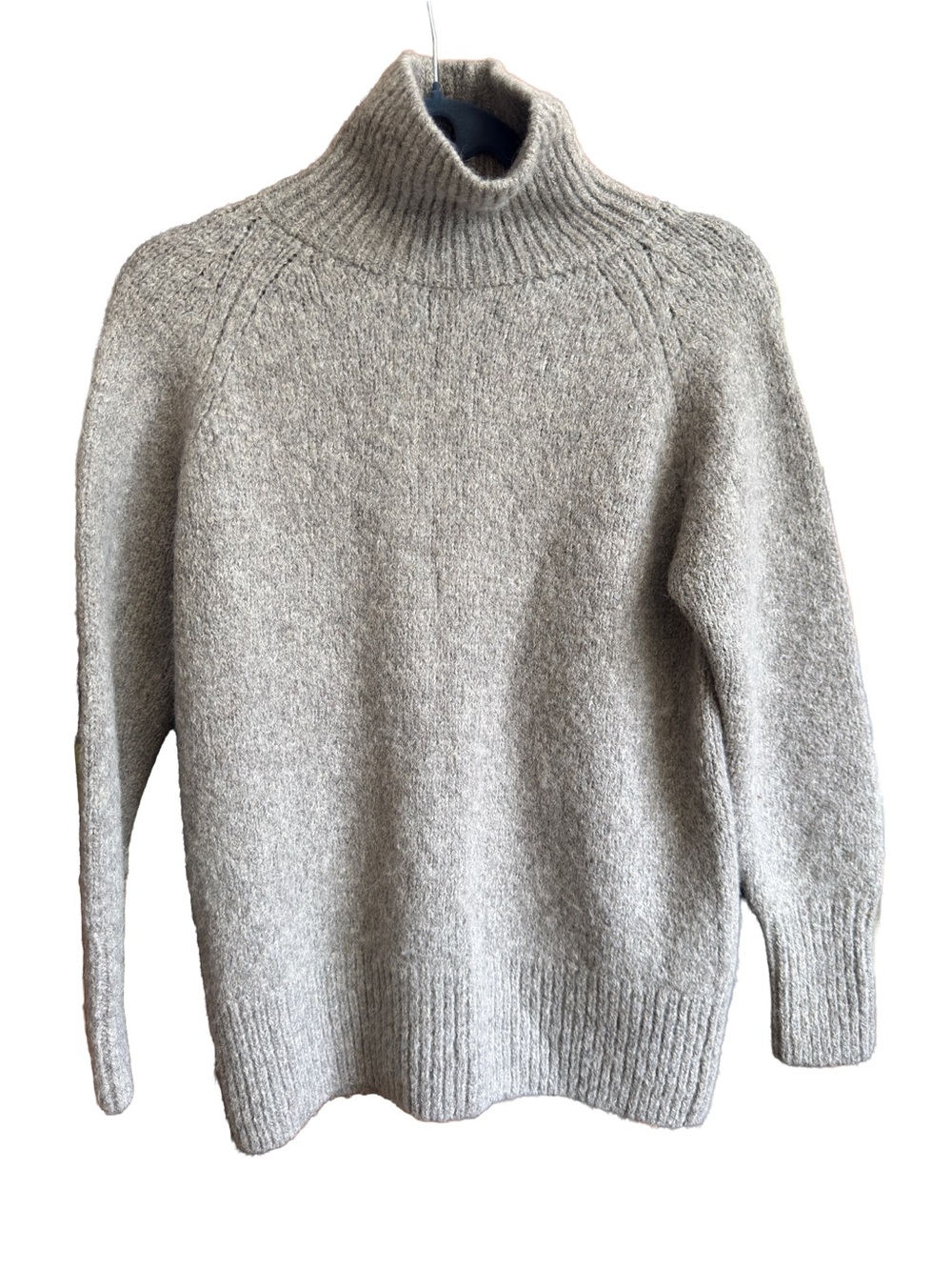 Aritzia Babaton 100% Alpaca Turtleneck Sweater Grey XXS